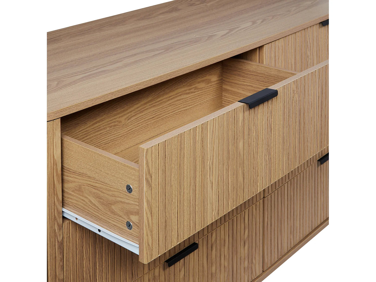 Commode Japandi Six Tiroirs Bois - Bradley