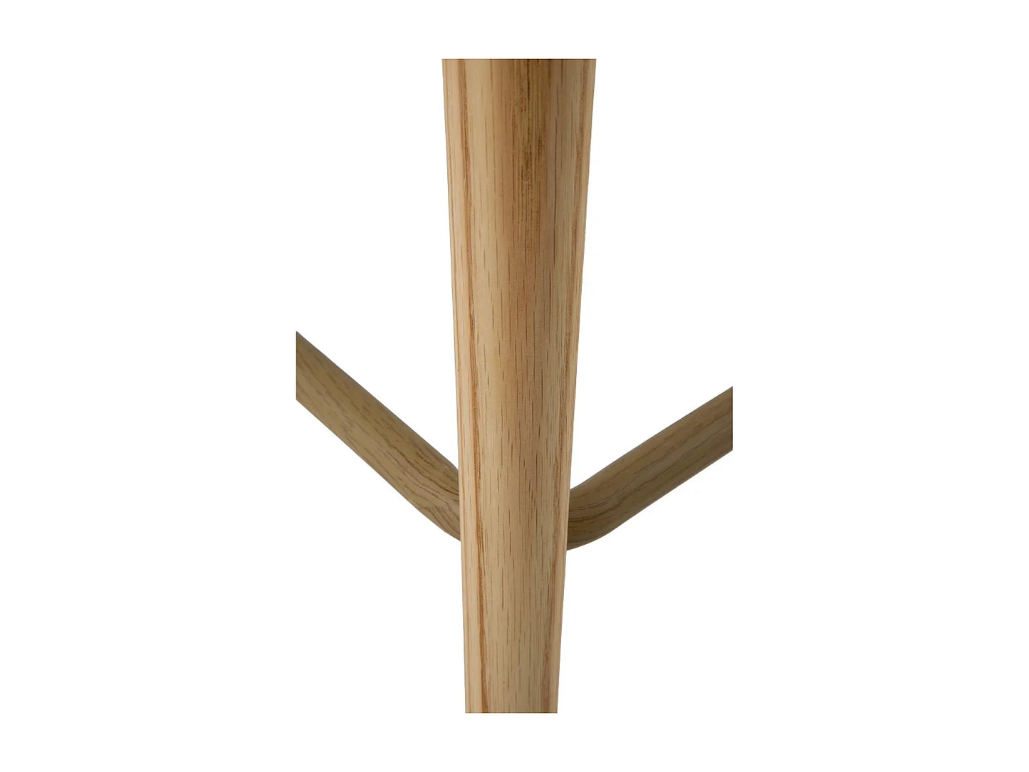 Lot 2 Tabourets Japandi Chêne Et Blanc - Chêne
