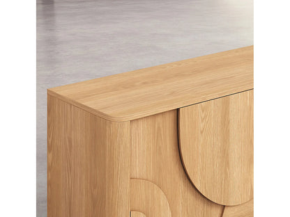 Buffet Chêne Japandi Design Épuré - Milord