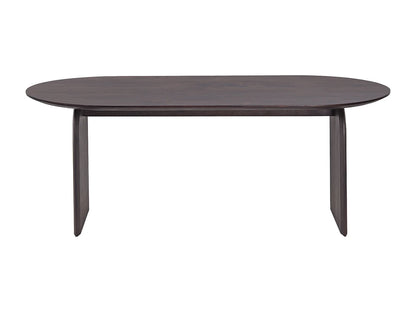 Table Acacia Japandi Naturel Foncé - Brasli