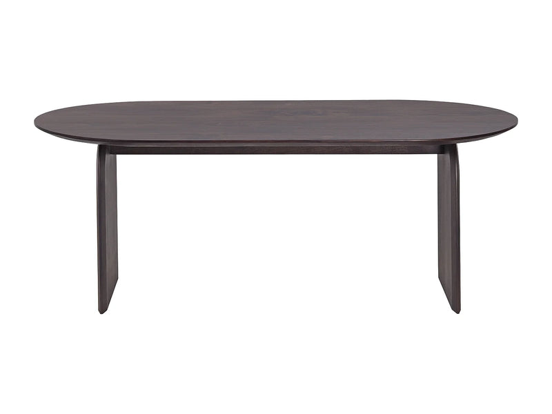 Table Acacia Japandi Naturel Foncé - Brasli