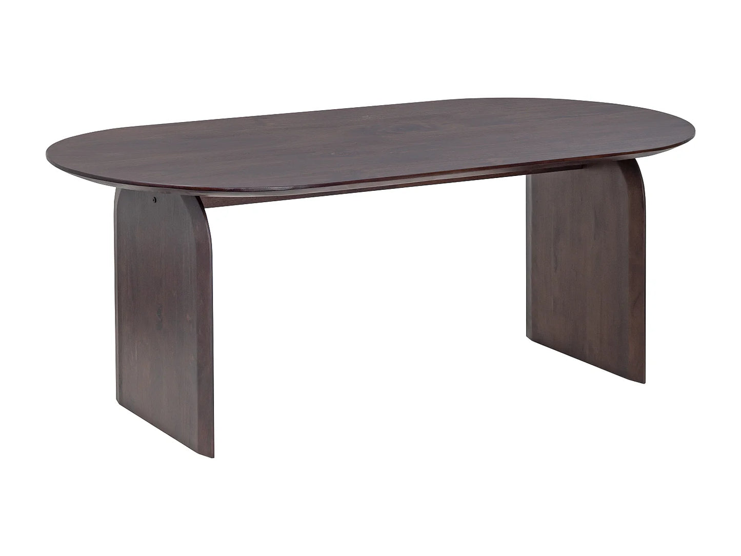 Table Acacia Japandi Naturel Foncé - Brasli