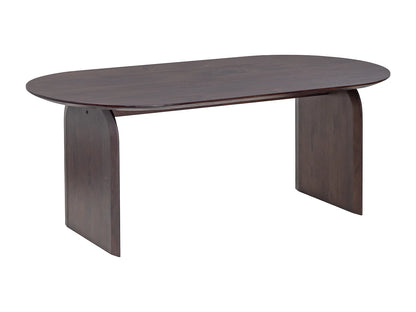 Table Acacia Japandi Naturel Foncé - Brasli