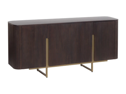 Buffet Manguier Japandi Pieds Métal - Doliya