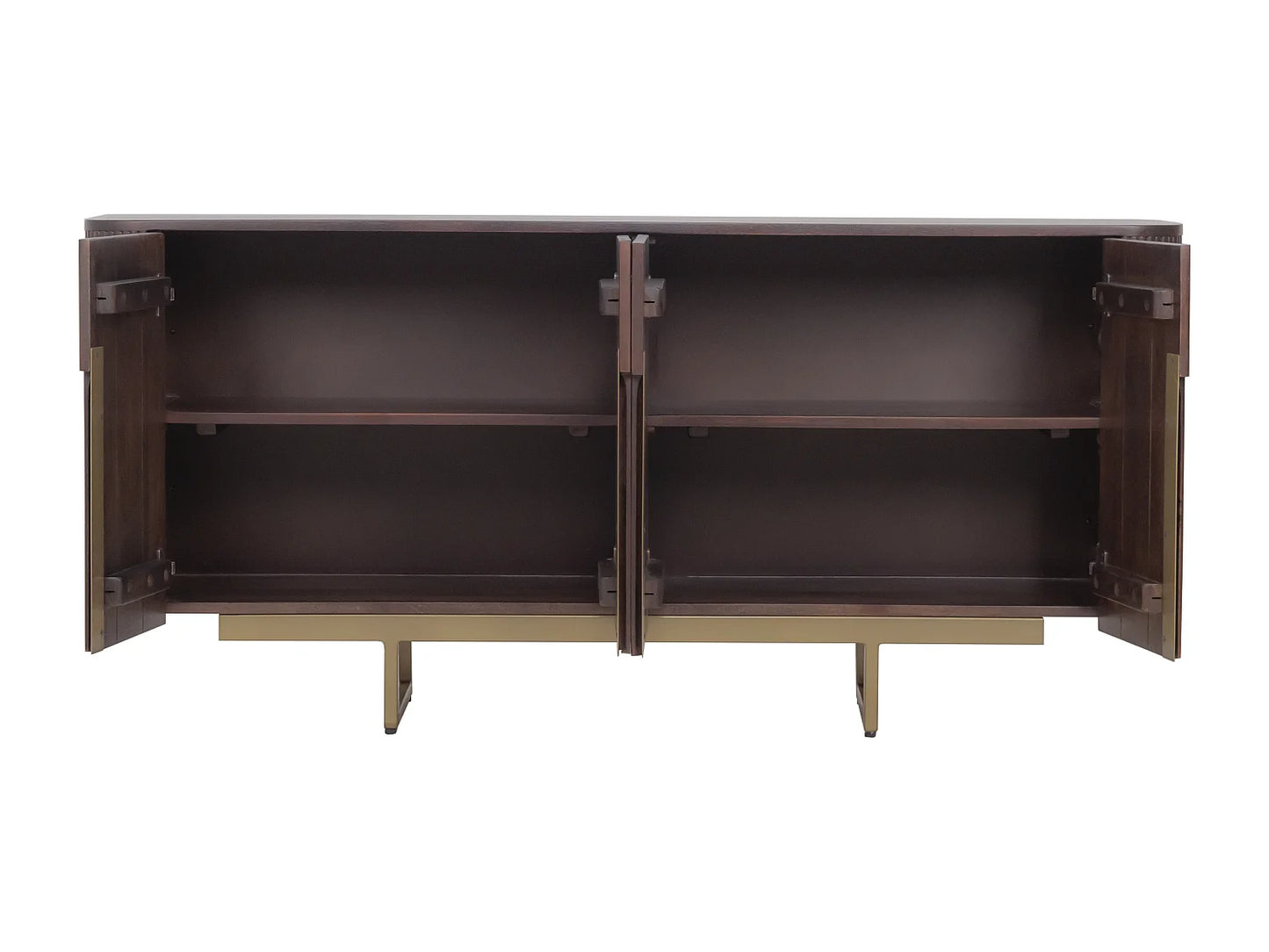 Buffet Manguier Japandi Pieds Métal - Doliya