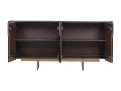 Buffet Manguier Japandi Pieds Métal - Doliya