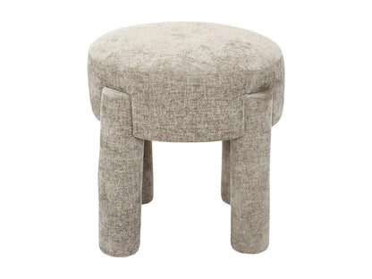 Tabouret D'appoint Japandi Tissu Taupe - Stubby