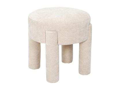 Tabouret D'appoint Japandi Tissu Beige - Stubby