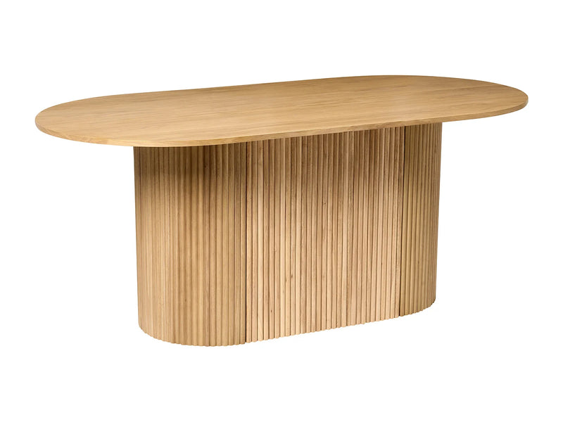 Table Repas Japandi Chêne Clair 180cm - Lunnin