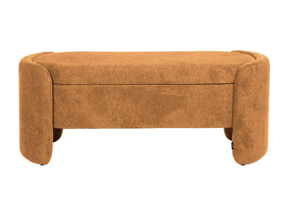 Banc Coffre Japandi Tissu Rouille - Kalo