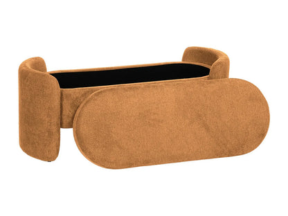 Banc Coffre Japandi Tissu Rouille - Kalo