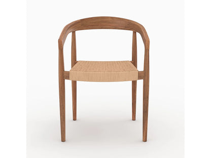 Chaise Japandi Bali En Bois Teck - Bali
