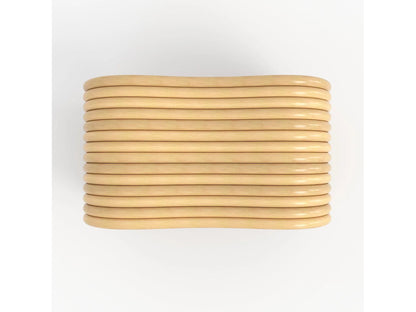 Tabouret Japandi En Rotin Wave - Wave