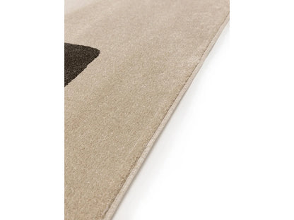 Tapis Japandi Crème Et Anthracite - Ida