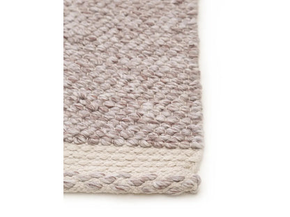 Tapis Japandi Recyclé Crème Taupe - Kiah