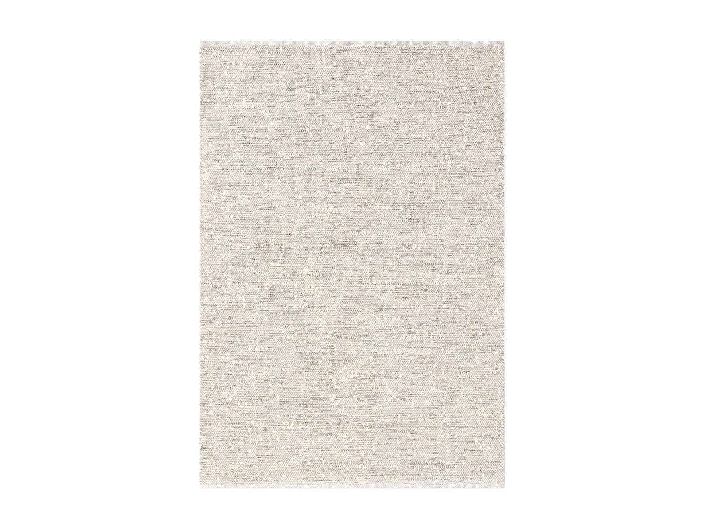 Tapis Japandi Coton Tissé Main Crème - Ron