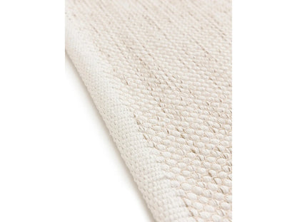 Tapis Japandi Coton Tissé Main Crème - Ron