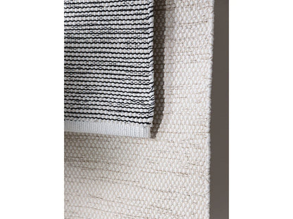Tapis Japandi Coton Tissé Main Crème - Ron