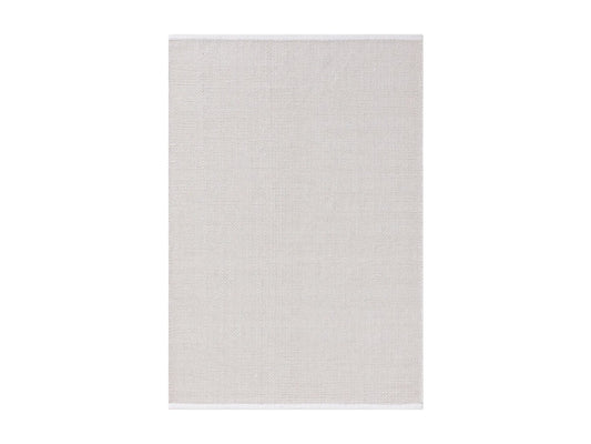 Tapis Japandi XXL Coton Blanc - Ron