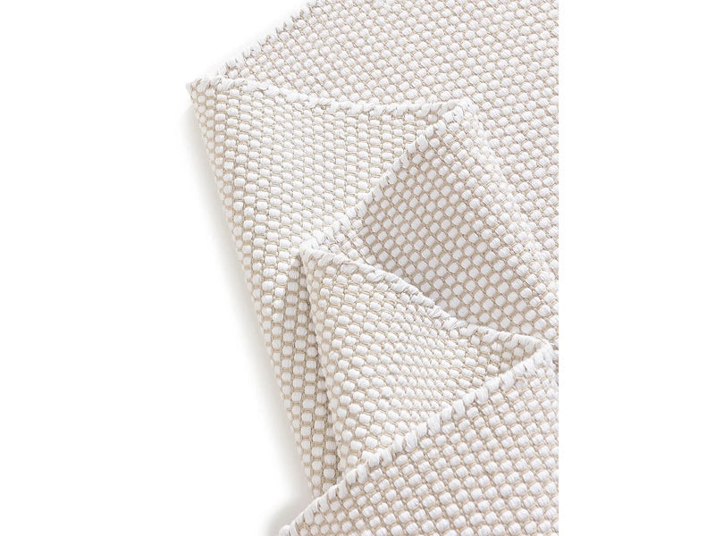 Tapis Japandi XXL Coton Blanc - Ron