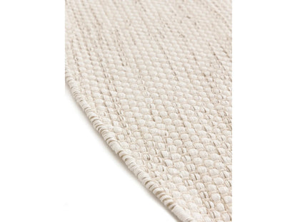 Tapis Rond Japandi Coton Crème - Ron