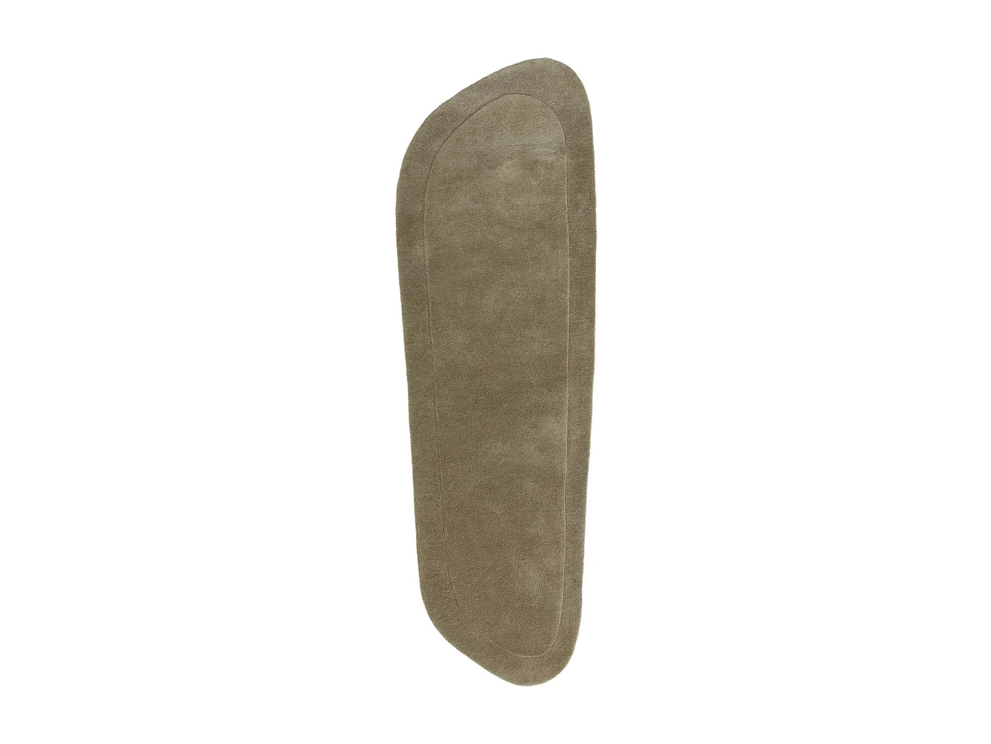 Tapis Japandi Couloir Laine Vert Clair - Shape