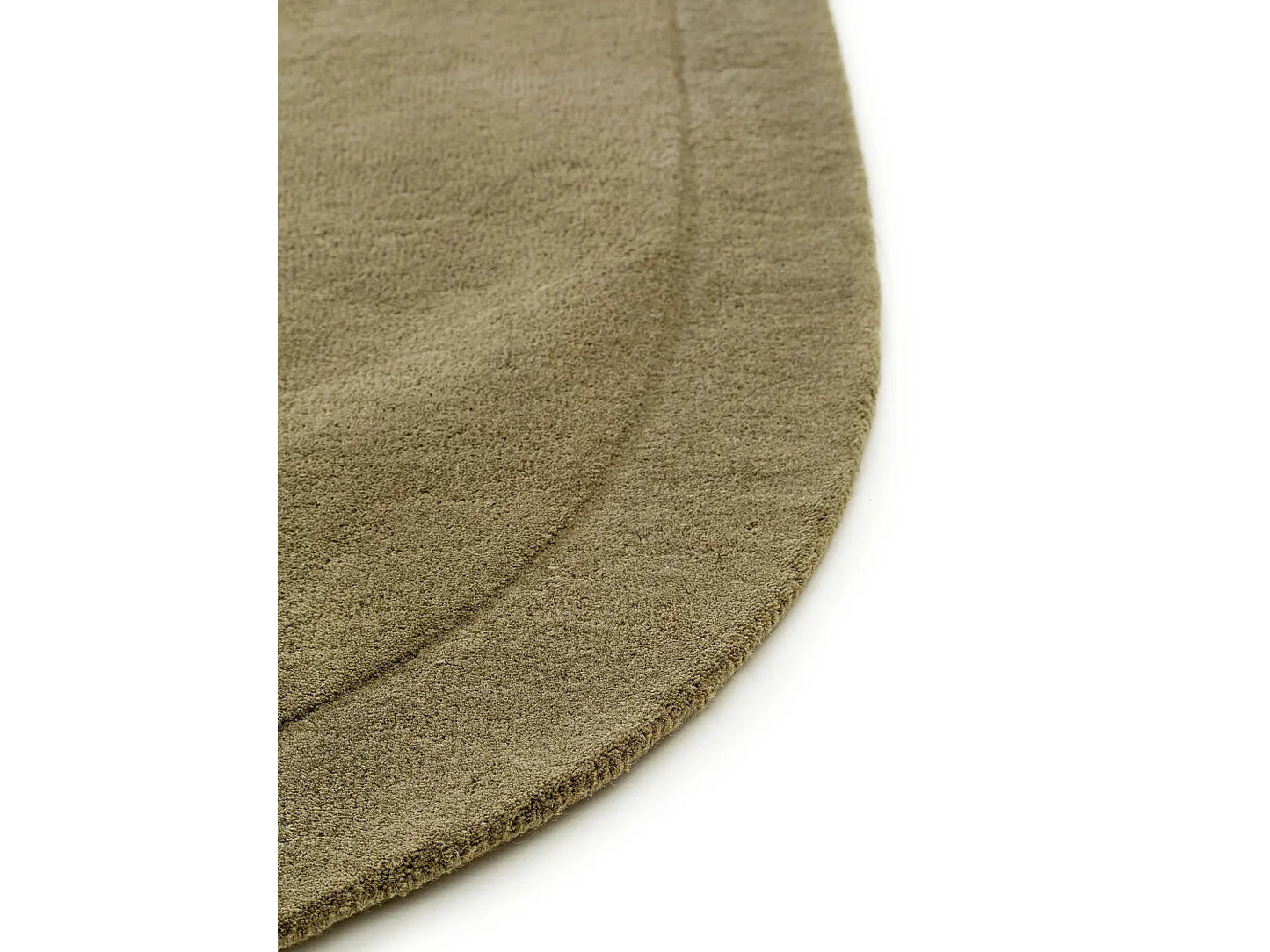 Tapis Japandi Couloir Laine Vert Clair - Shape