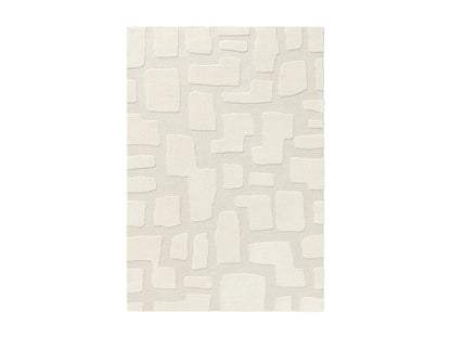 Tapis Japandi Crème Et Beige 140x200 - Eve
