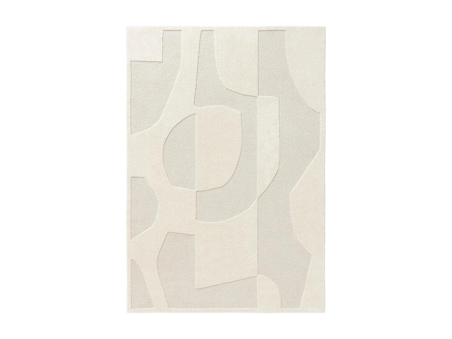 Tapis Japandi Doux Crème Beige 160x230 - Eve
