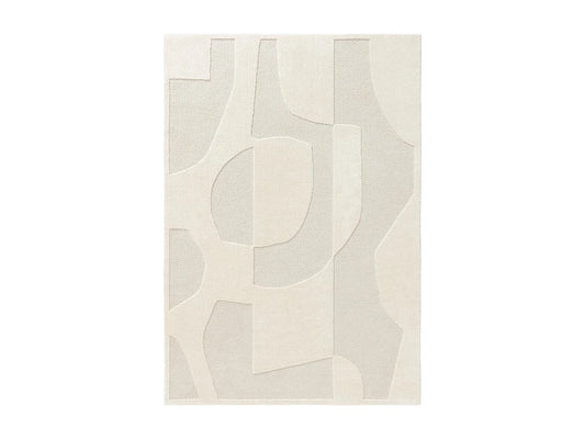 Tapis Japandi Doux Crème Beige 160x230 - Eve