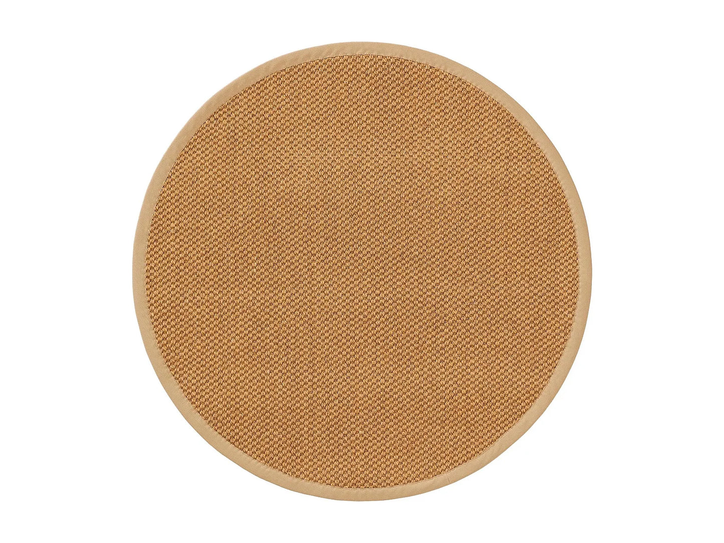 Tapis Rond Japandi Sisal Beige - Greta