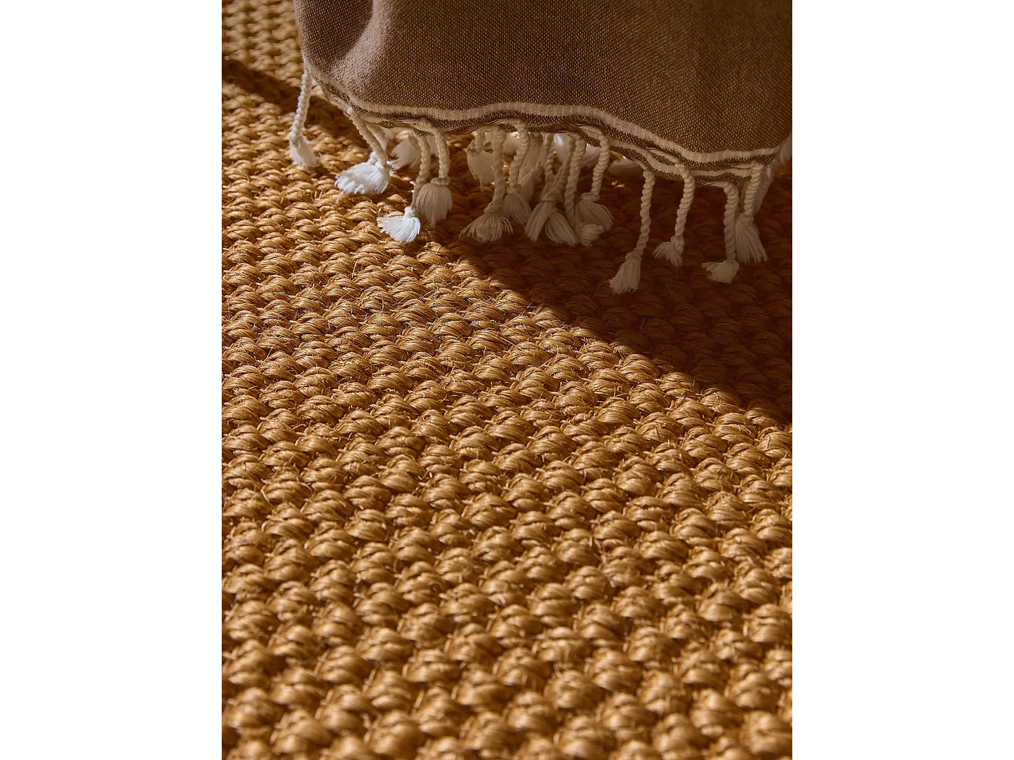 Tapis Rond Japandi Sisal Beige - Greta