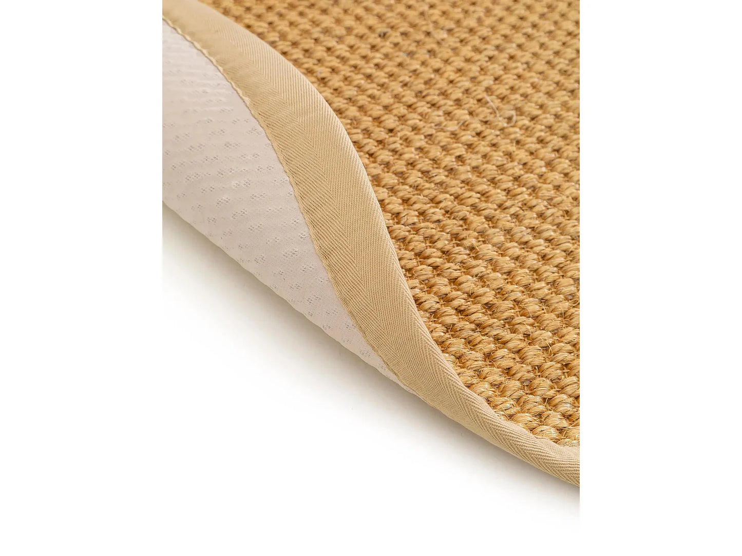 Tapis Rond Japandi Sisal Beige - Greta