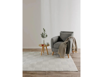 Tapis Japandi Crème Grande Taille - Claire