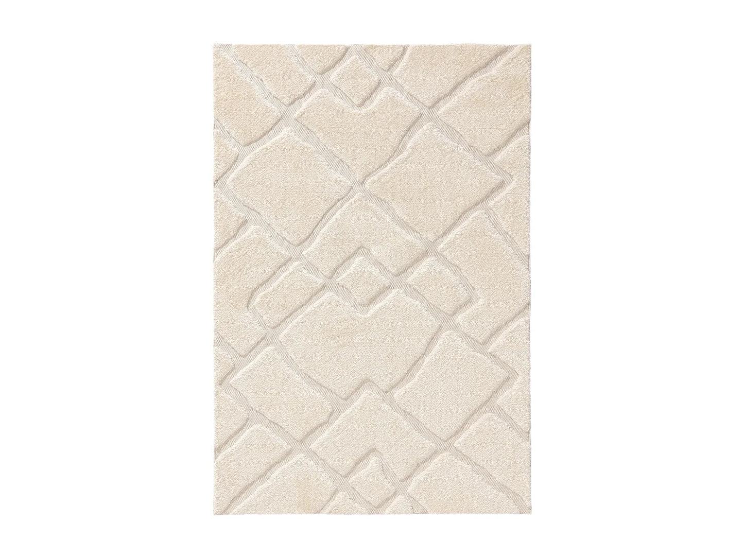 Tapis Japandi Épuré Coloris Crème - Elvy
