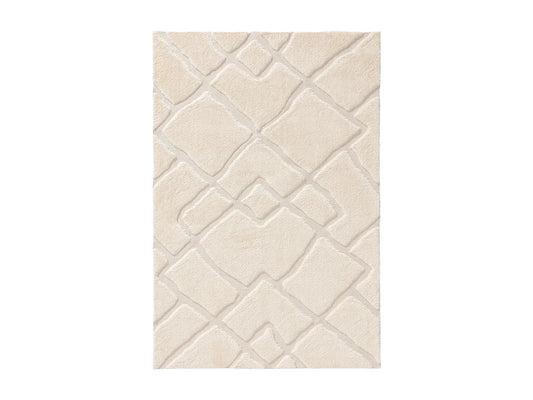 Tapis Japandi Épuré Coloris Crème - Elvy