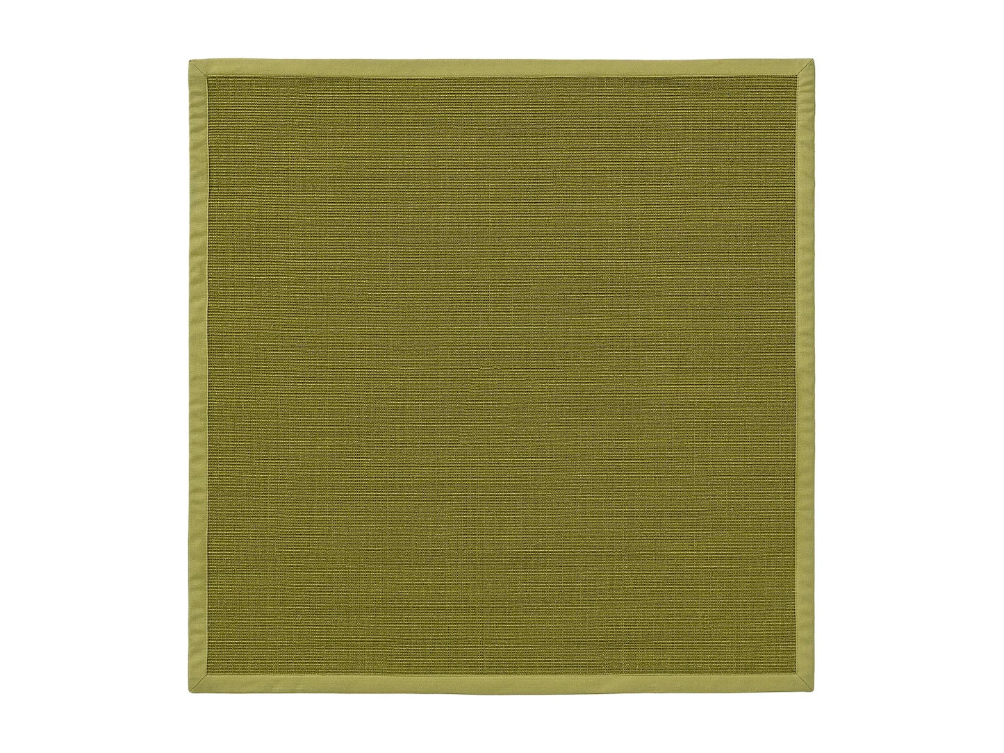 Tapis Japandi Sisal Carré Vert - Sana