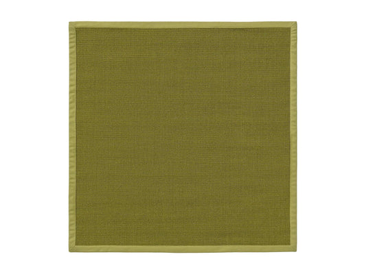 Tapis Japandi Sisal Carré Vert - Sana