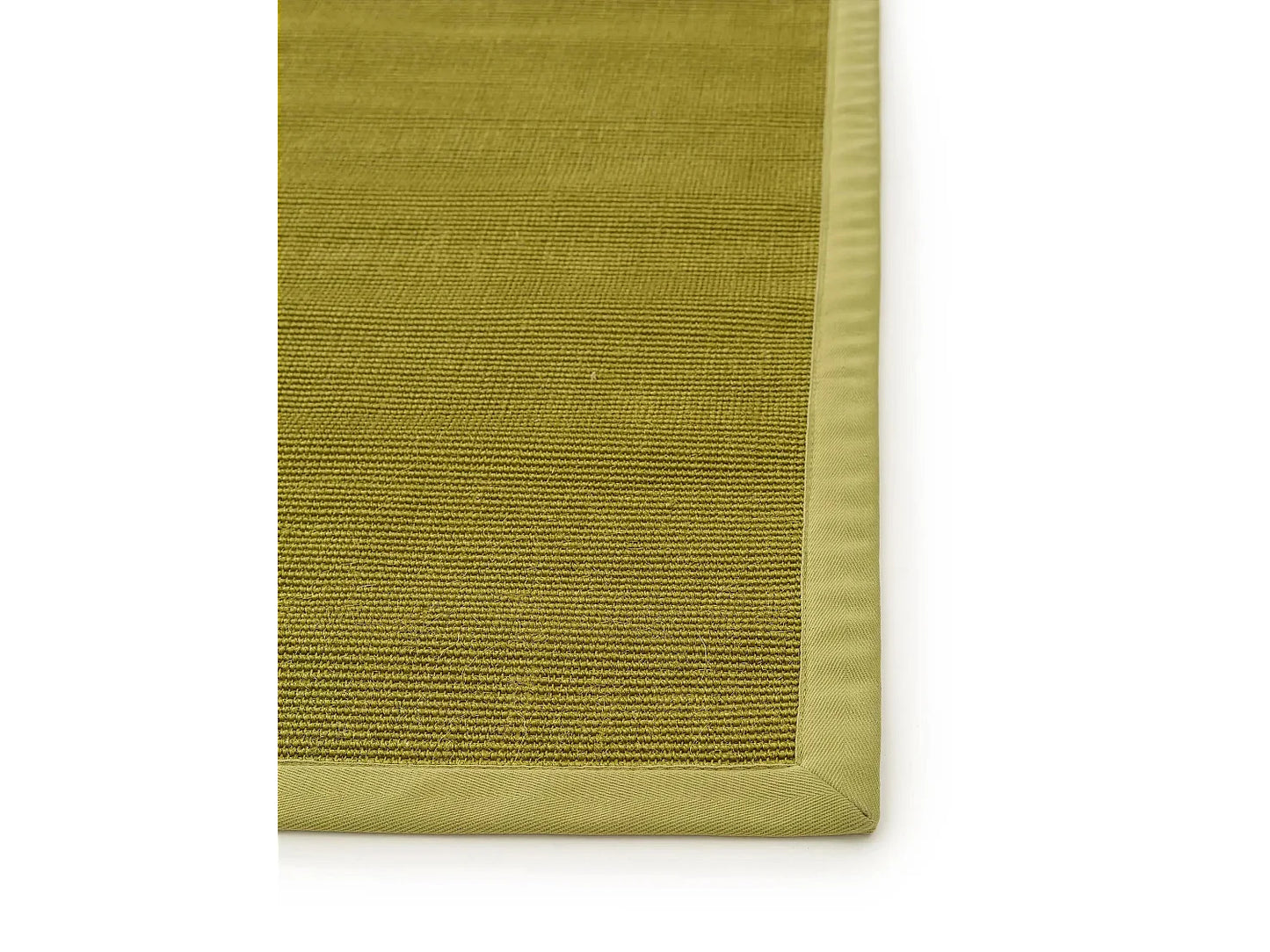 Tapis Japandi Sisal Carré Vert - Sana
