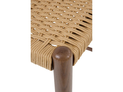 Duo Tabourets Japandi Frêne Et Tressage - Frêne