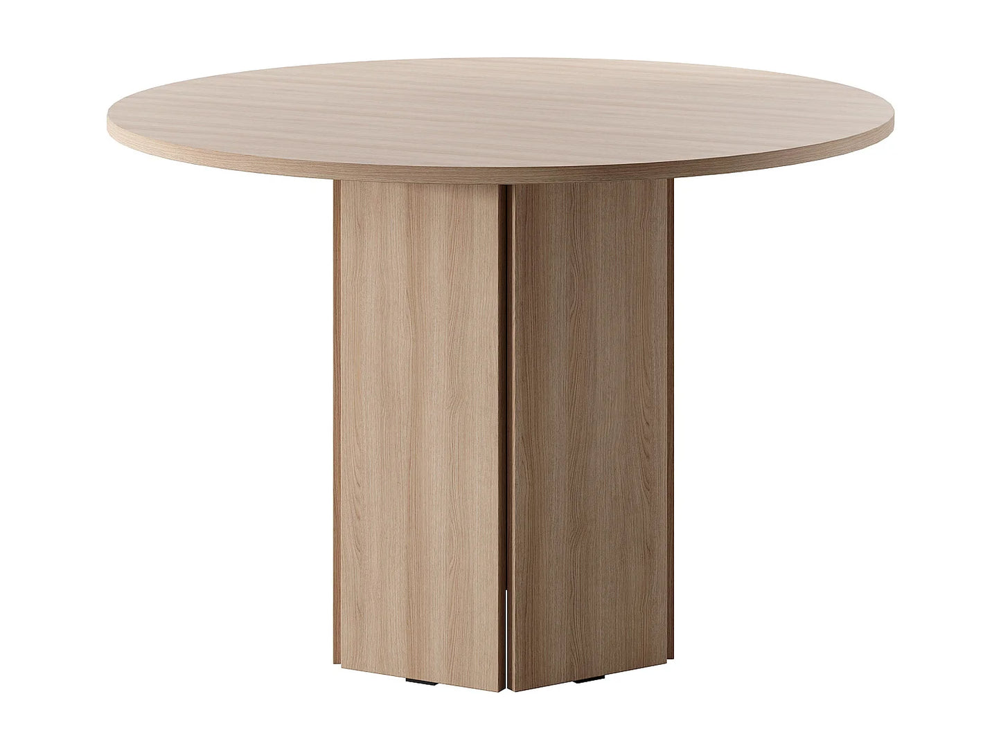Table Ronde Japandi Chêne Lindberg - Hexa