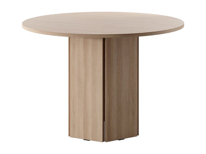 Table Ronde Japandi Chêne Lindberg - Hexa