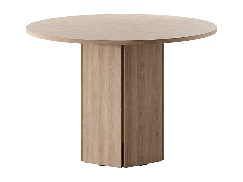 Table Ronde Japandi Chêne Lindberg - Hexa