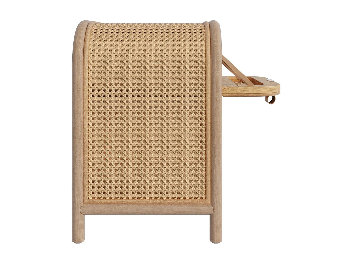 Table Chevet Japandi Tiroir Bois - Alata