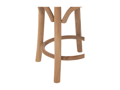 Tabouret Japandi En Teck Ali - Ali