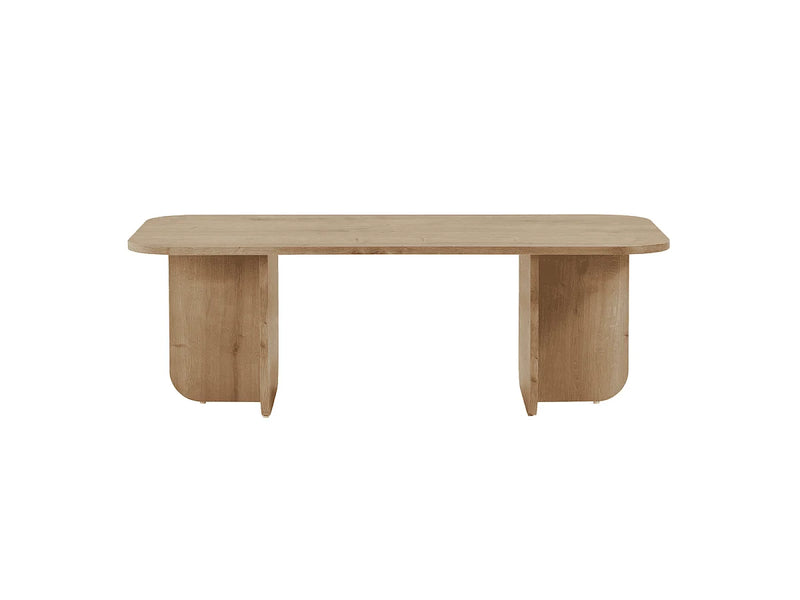 Table Basse Japandi Plateau Texturé Becaj - Becaj