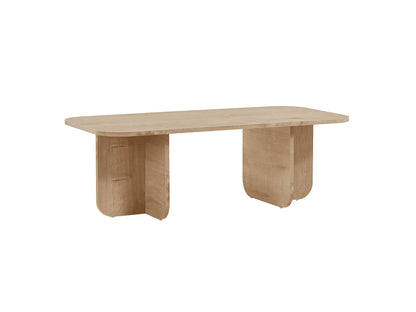 Table Basse Japandi Plateau Texturé Becaj - Becaj