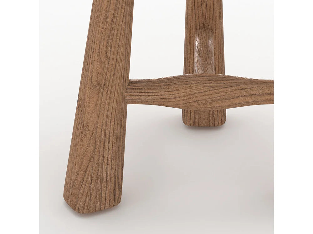 Tabouret Japandi En Bois D'orme - Toby