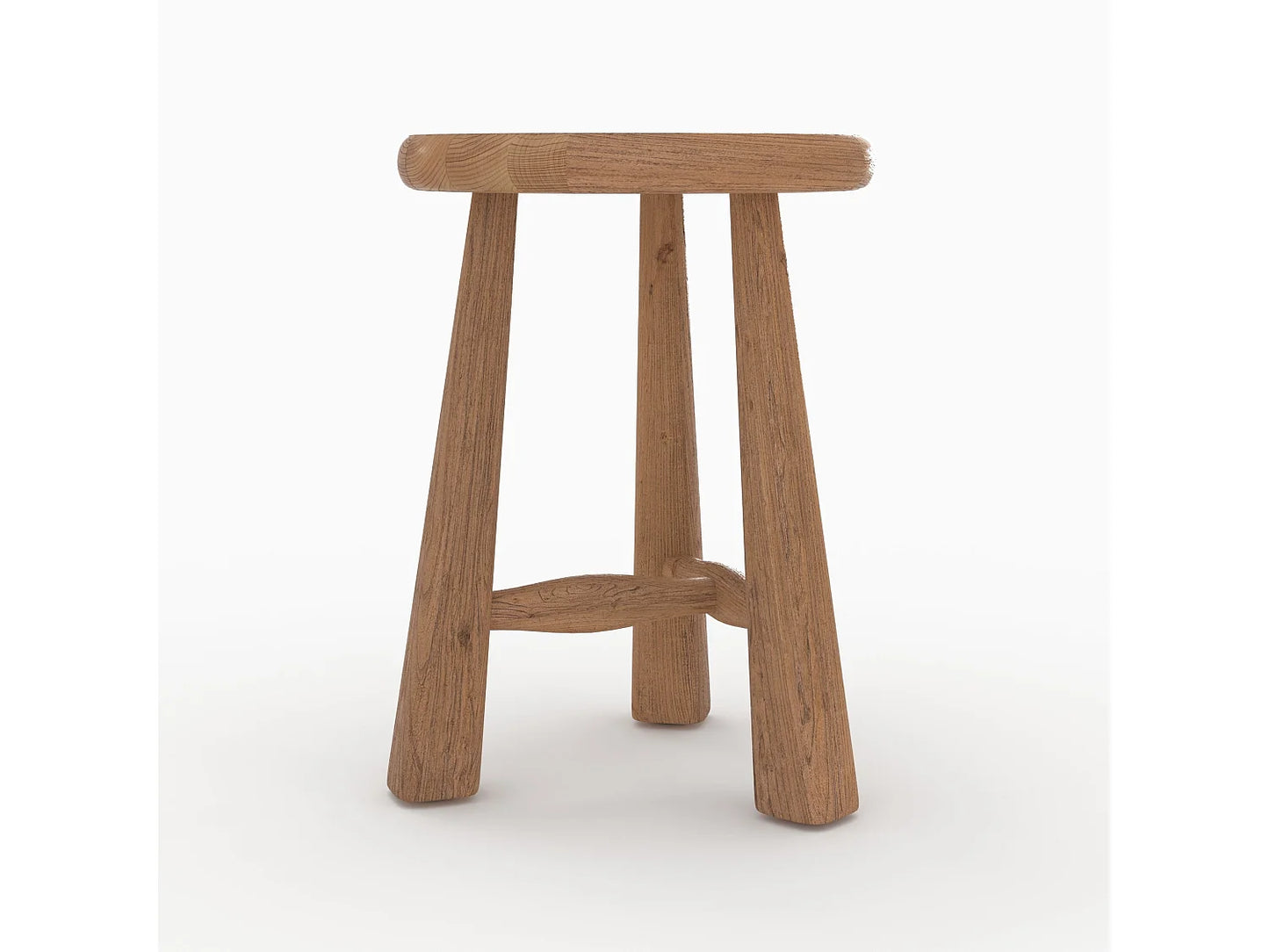 Tabouret Japandi En Bois D'orme - Toby