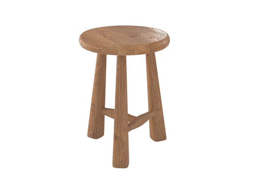 Tabouret Japandi En Bois D'orme - Toby